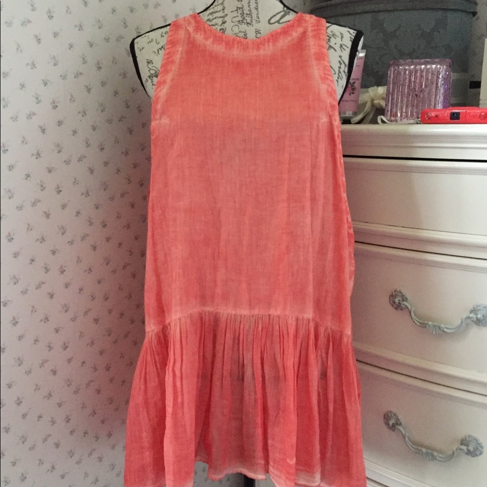 Free People Breathless Moments Ruffle Mini Dress
